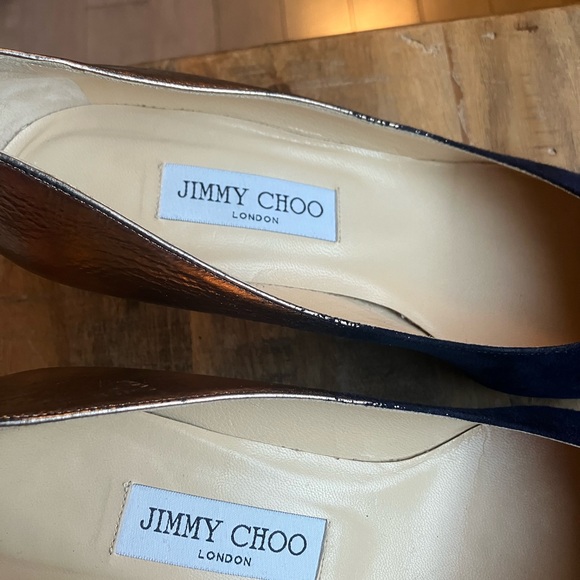 Jimmy Choo Women's navy blue Pumps - Picture 3 of 9